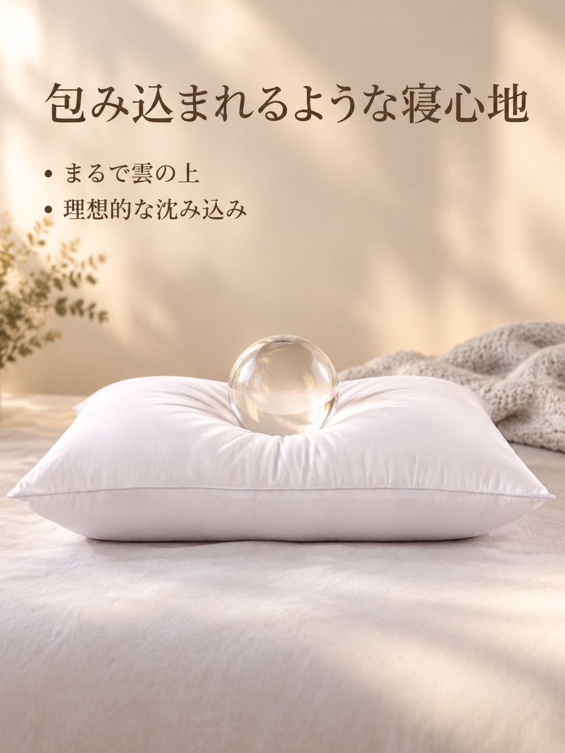 ホテル用枕 中材 家庭用 大人用 羽毛タッチ枕
