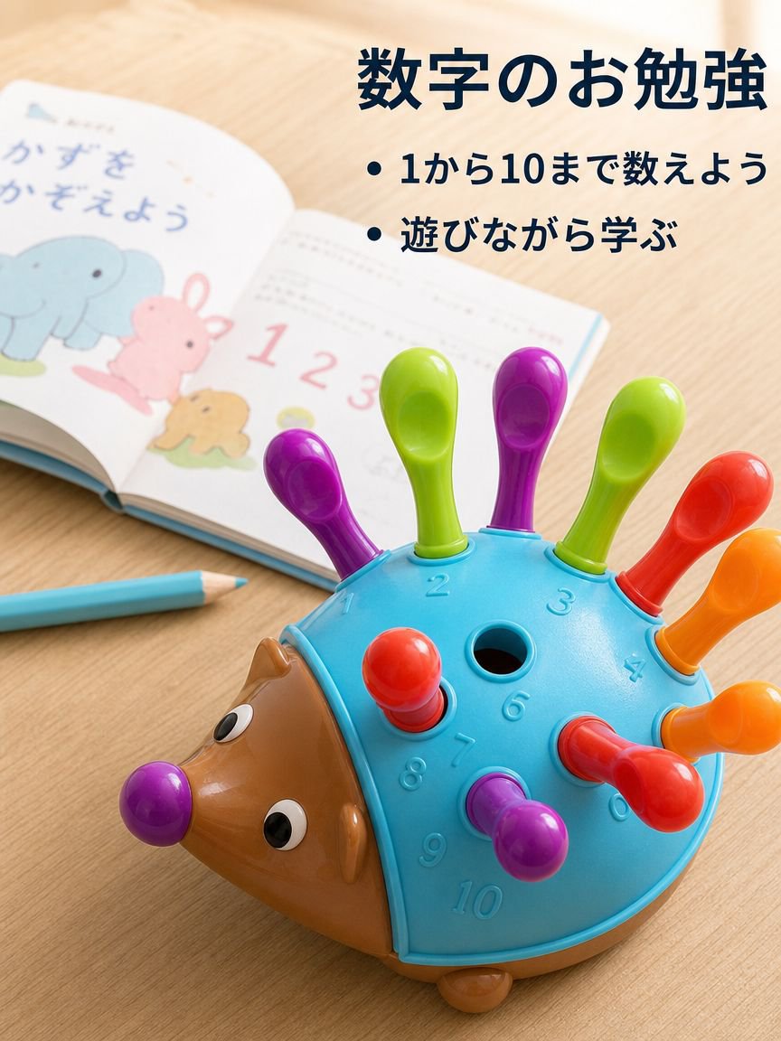 組み立て式知育ハリネズミ玩具