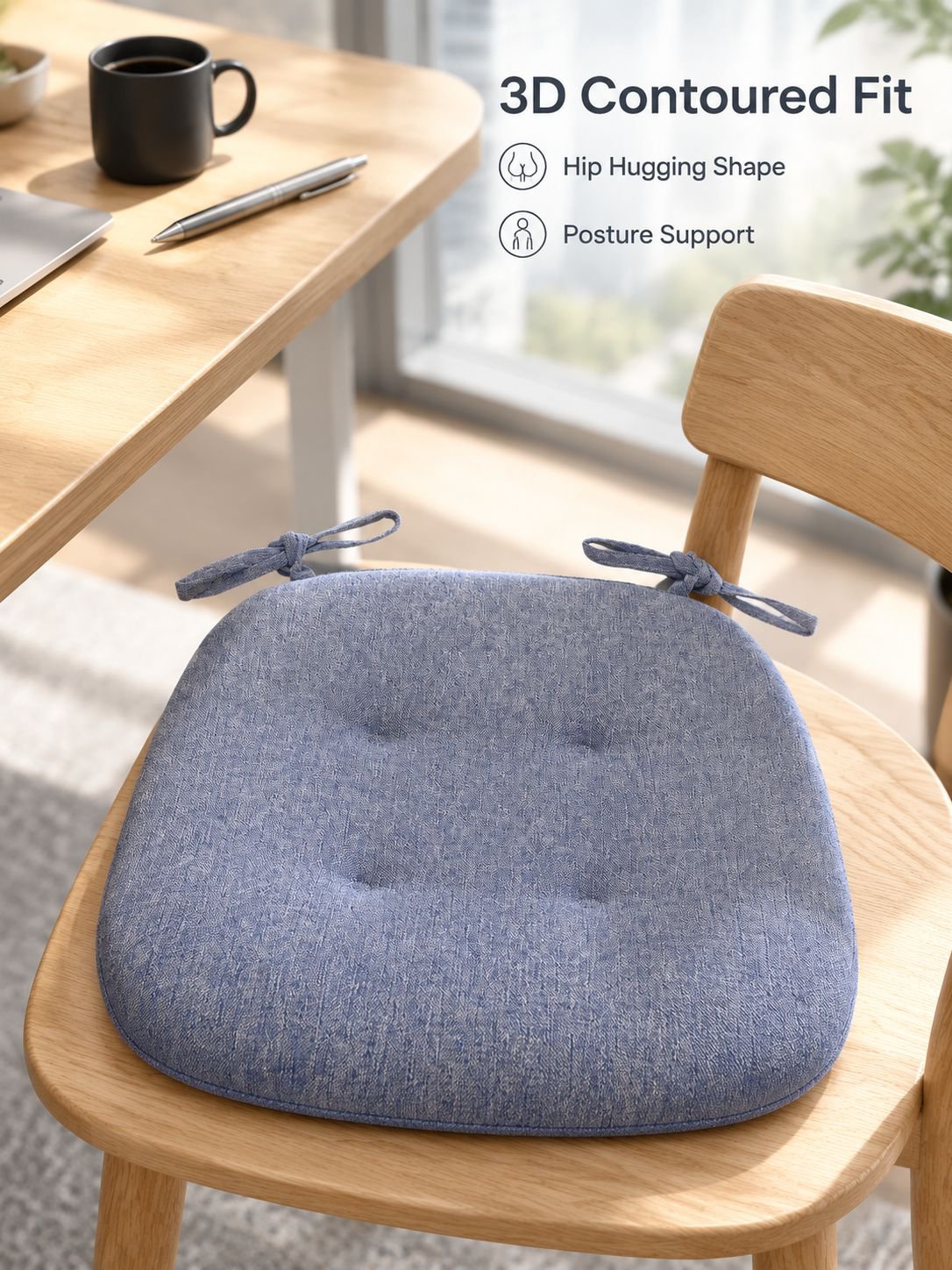 Ergonomic Horseshoe Seat Pad