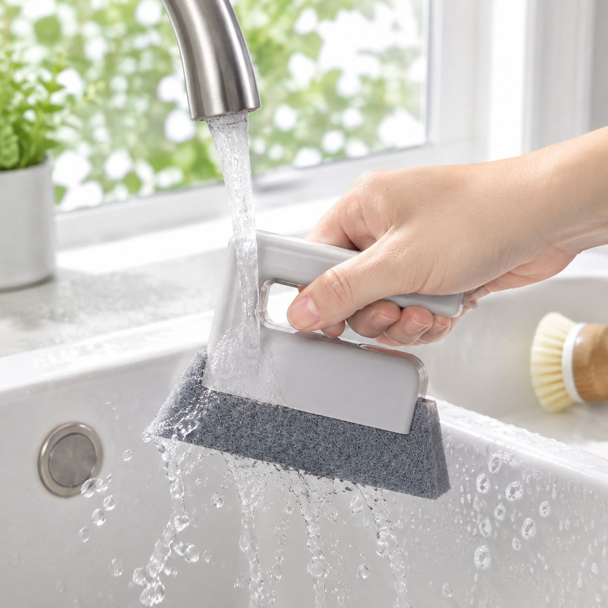 Ultra-Strong Crevice Cleaning Brush for Deep Household Cleaning
