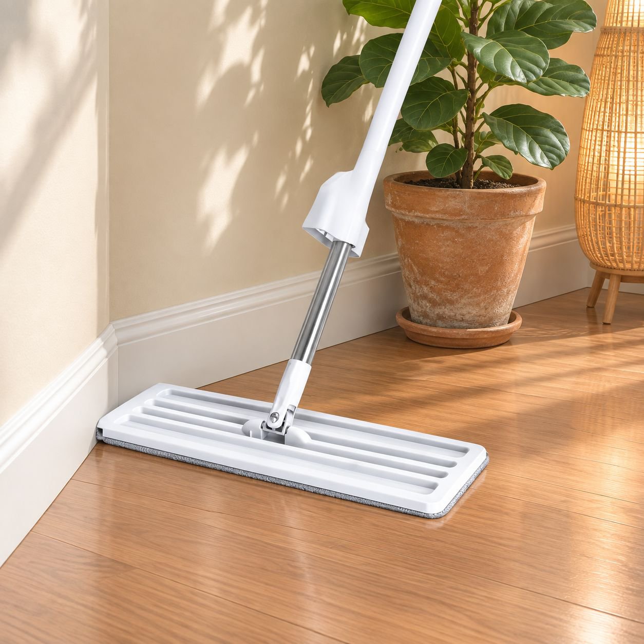 Quick Suction Tile Mop, Stain Removal Cleaning Mop Plate