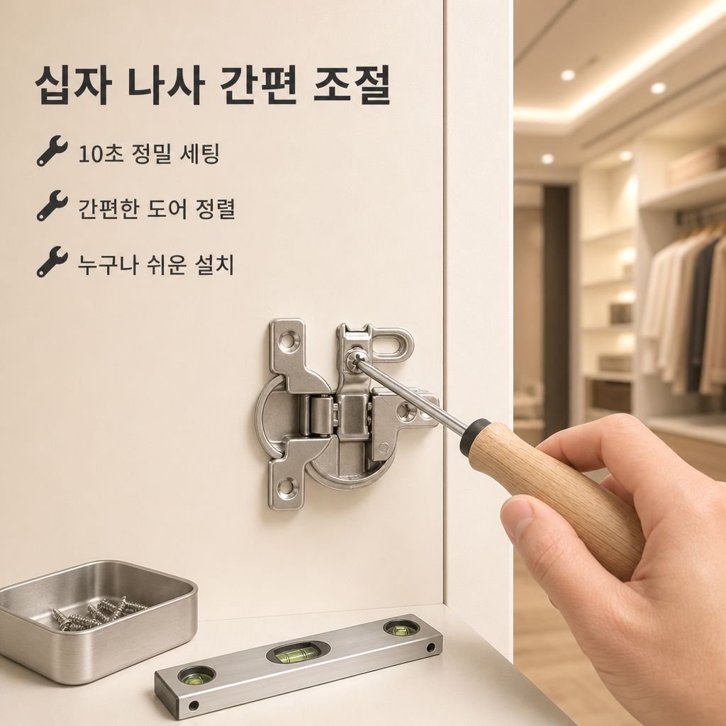 안여닫이 도어 경첩 옷장 통로문 히든 3D 유압 댐퍼 완충 힌지
