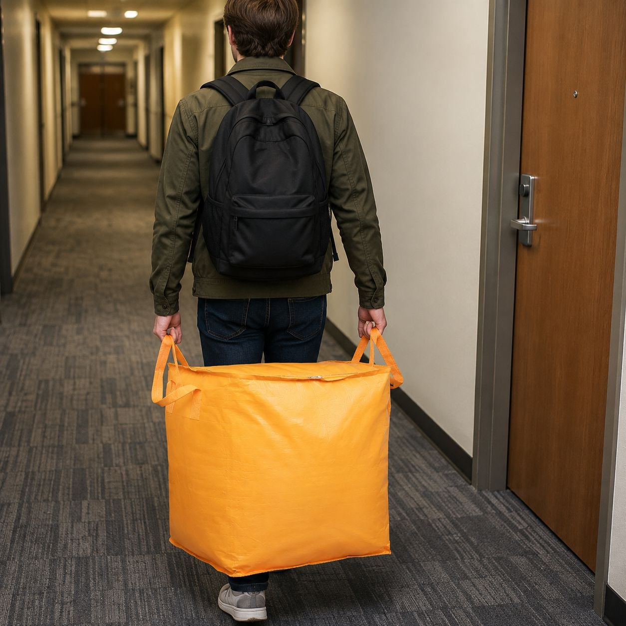 Durable Dustproof Storage Bag for Dormitory Clothes