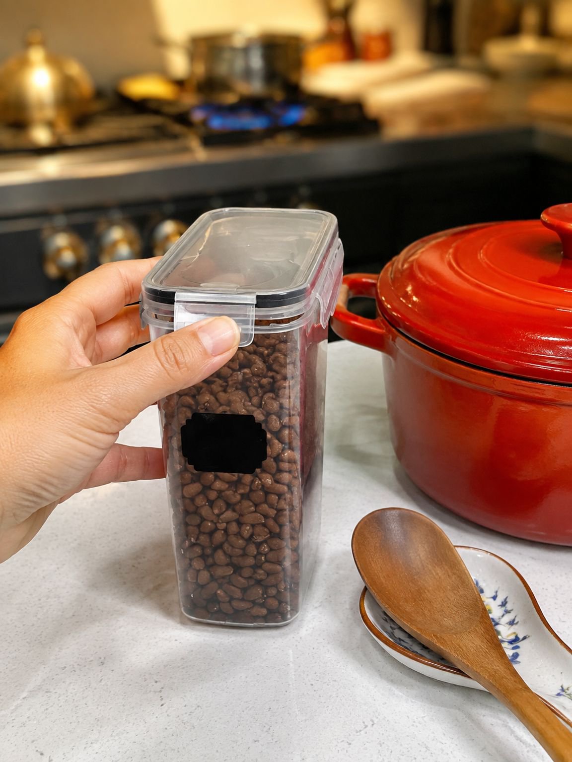 Contenedor Hermético para Arroz y Harina 2.5L para Cocina