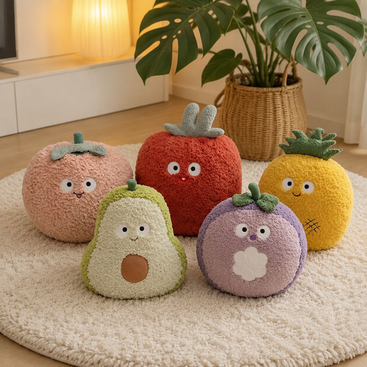 Peluche cojín y manta dos en uno, diseño de empalme lindo, decoración cómoda para el hogar