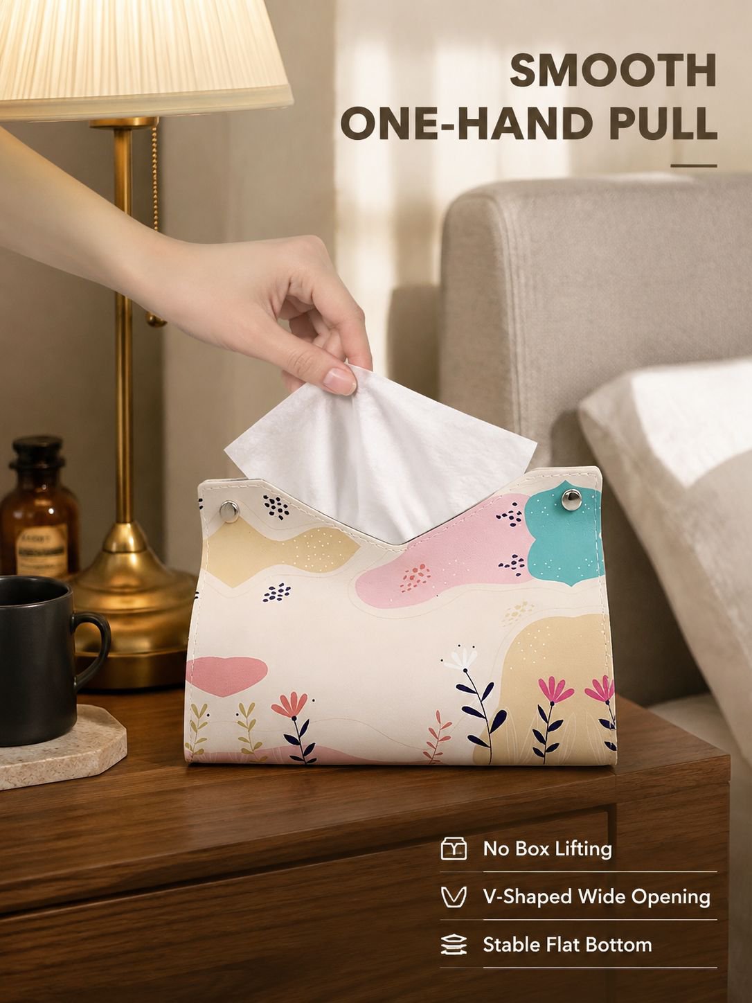 Leather Tissue Box for Home