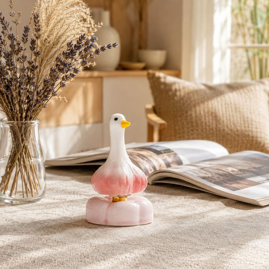 Ceramic animal ornament for office decoration