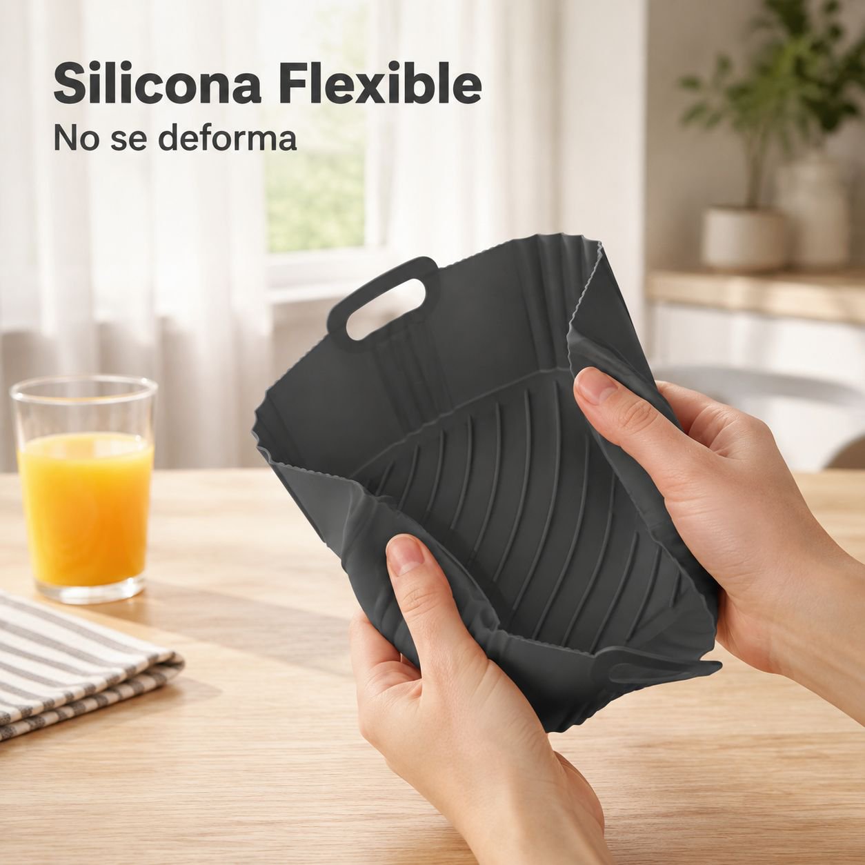 Juego de moldes de silicona para freidora de aire