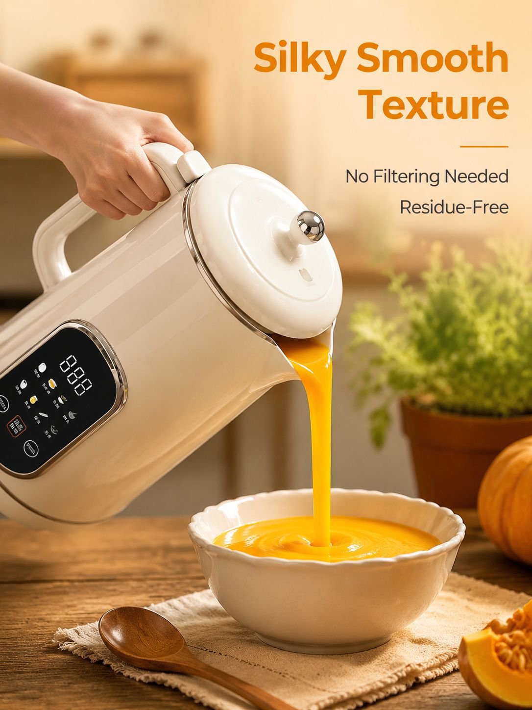 New household silent high-speed blender, fully automatic, no cooking, no filtering, residue-free, mu
