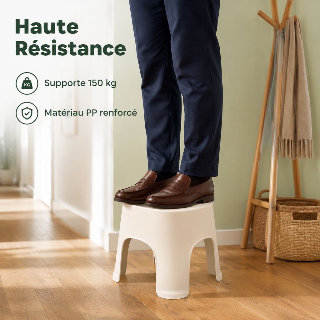 Tabouret de maison pour changer de chaussures