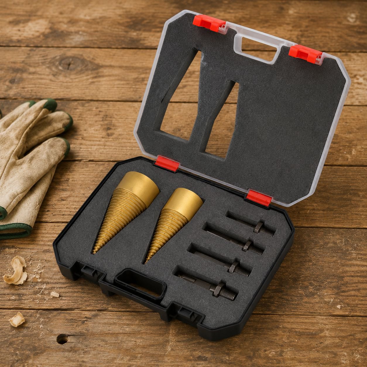 Robustes Bohrerset aus Titan für professionelle Anwendungen