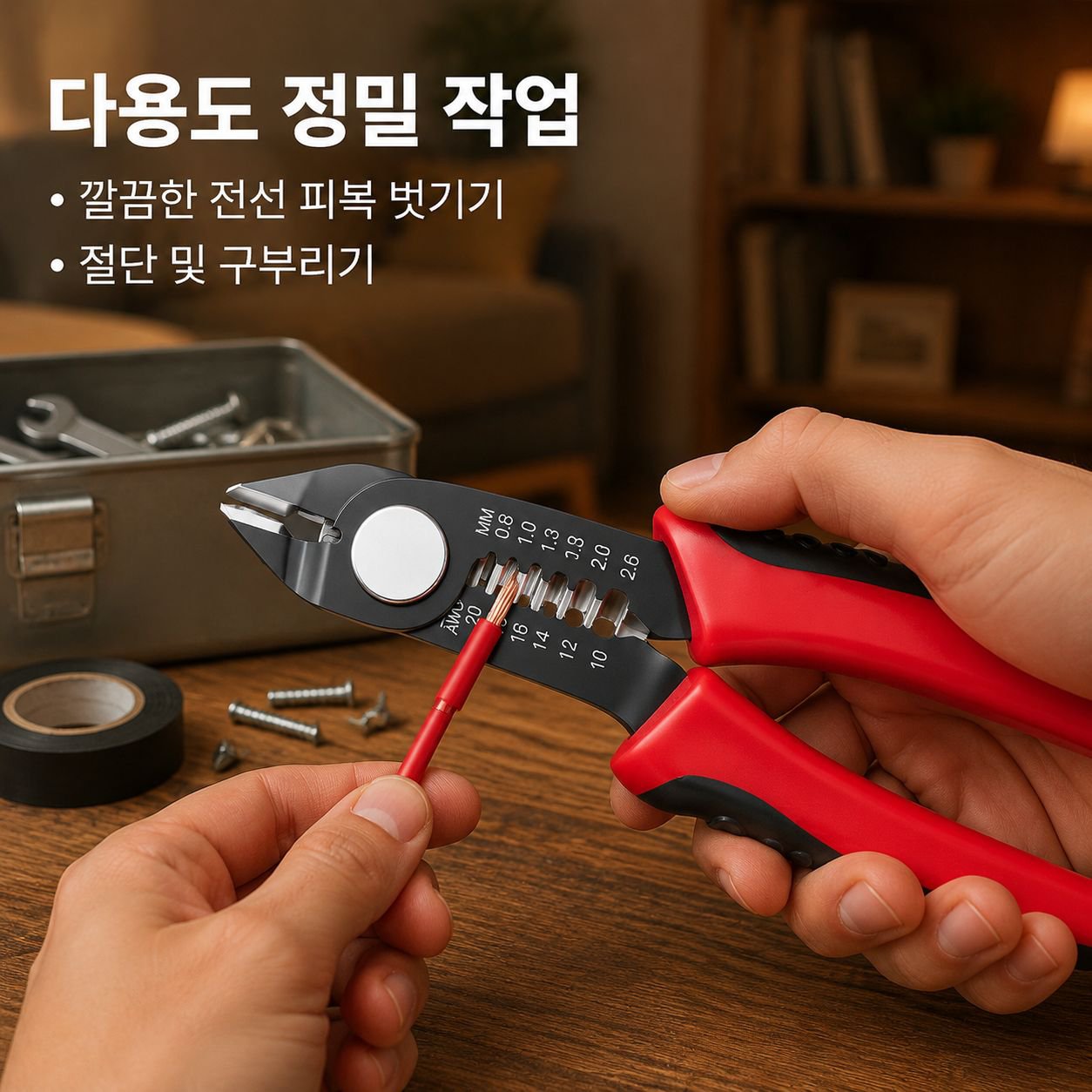 미니 다기능 니들 노즈 플라이어