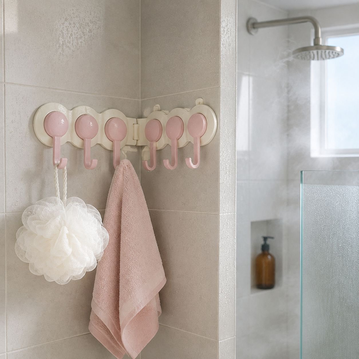 Corner Wall-mounted Hook Rack