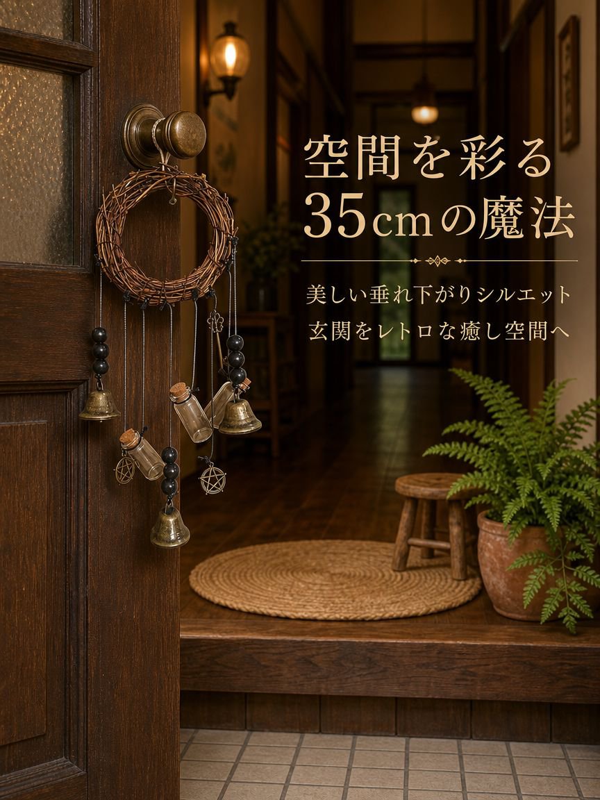 ドアノブ風鈴の祝福飾り