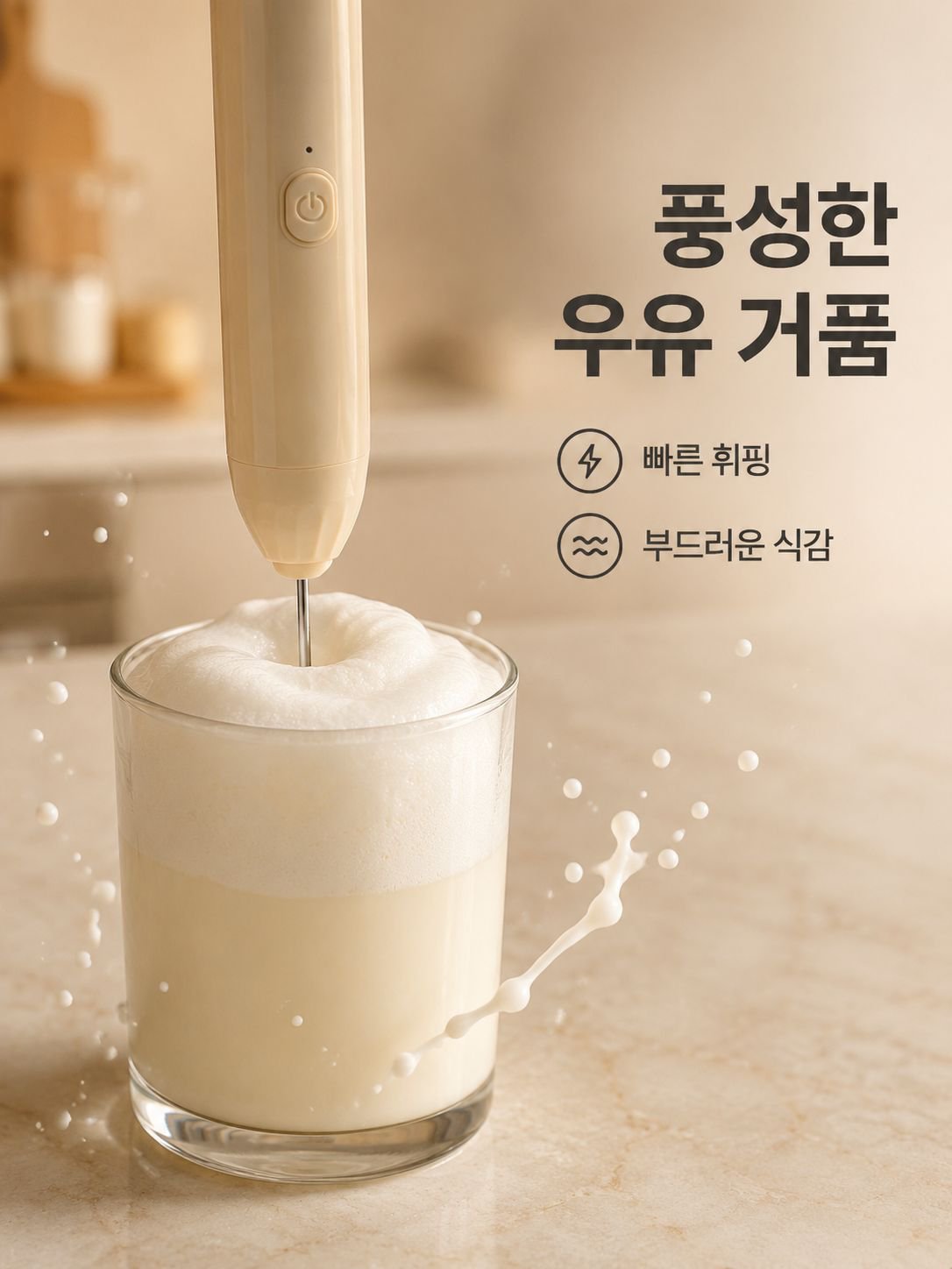 휴대용 커피 우유 거품기