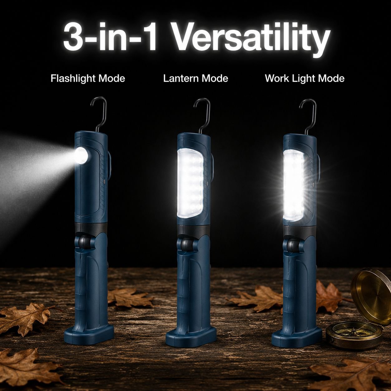 BioLite Rechargeable Camping Lantern Magnetic Work Light Portable Flashlight -301E
