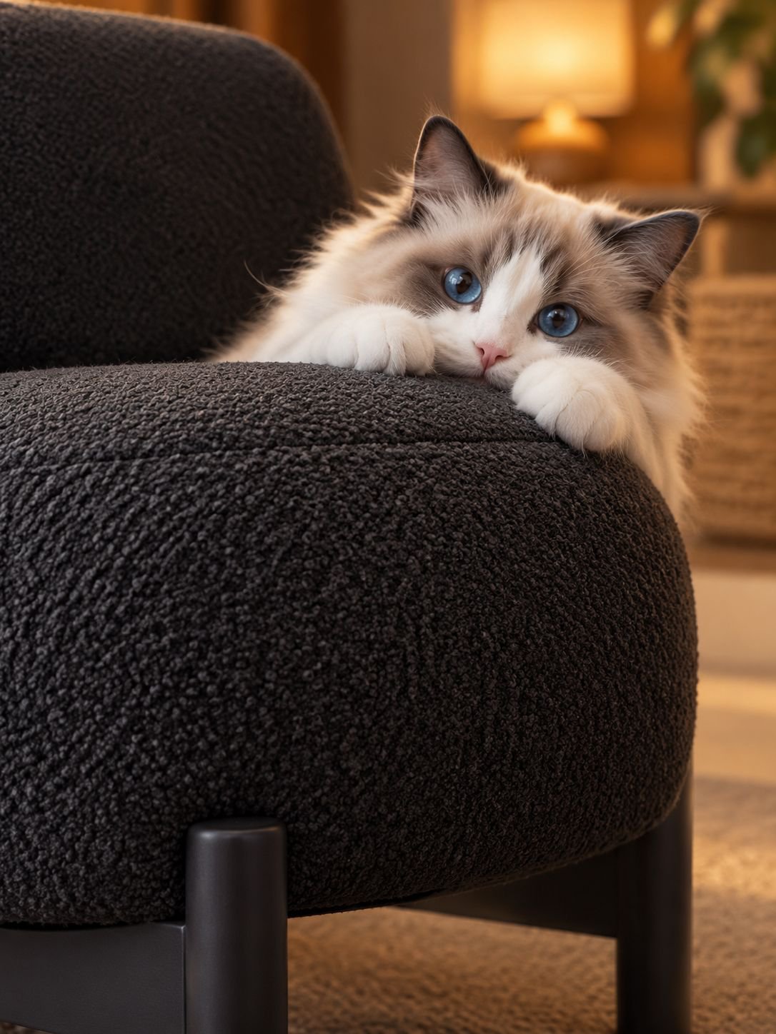 Fauteuil individuel style crème