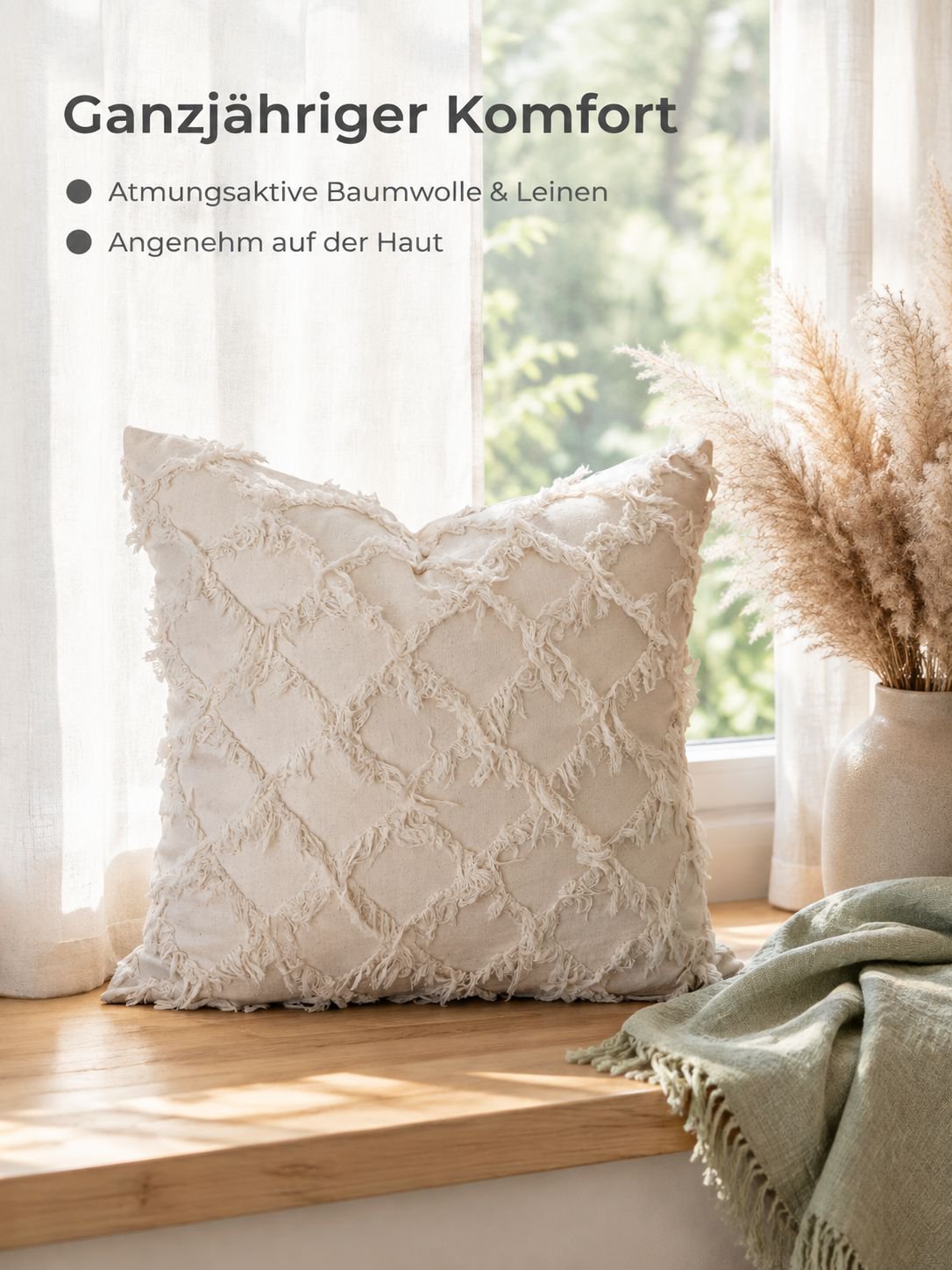 Bequemer Kissenbezug für ein gemütliches Zuhause