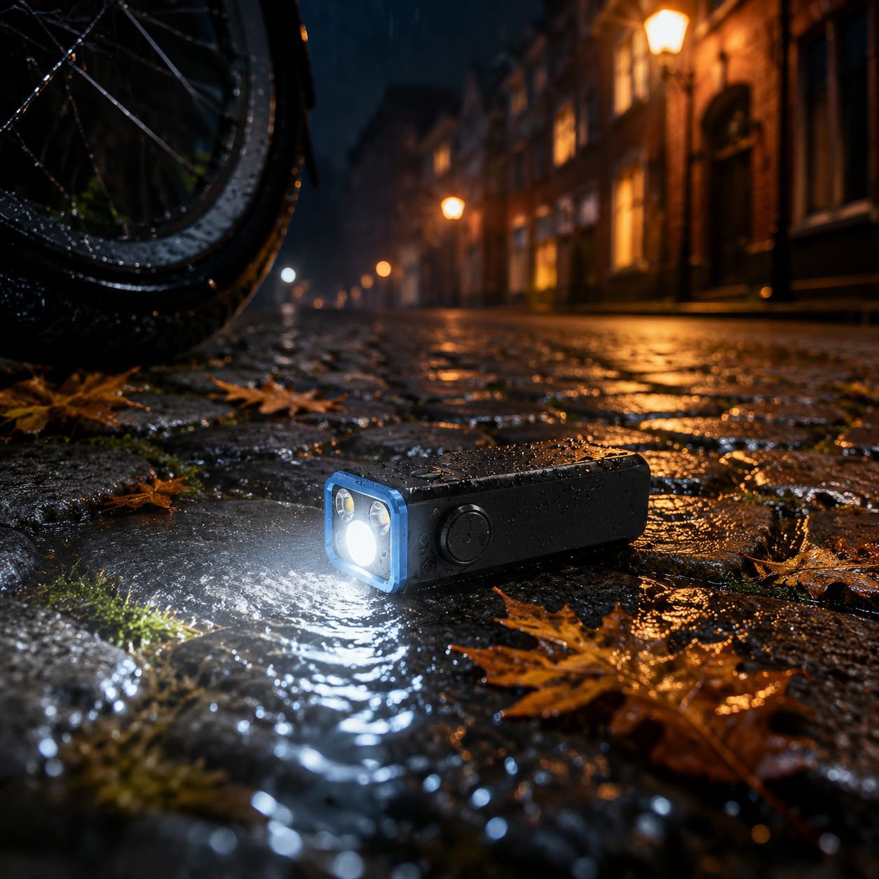 zaklamp met schijnwerper, schijnwerper en rood licht, 500LM heldere USB-C oplaadbare zaklamp, IP