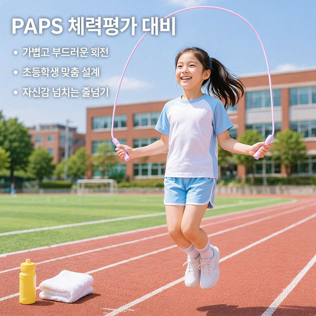 6~12세 어린이용 이단식 줄넘기 운동/체육용품