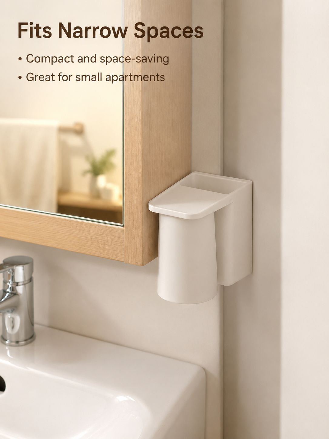 Close-up of the ultra-strong magnetic backing on the multi-functional storage rack