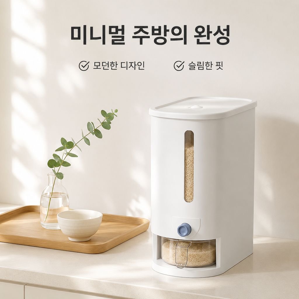 다기능 오곡잡곡 보관통