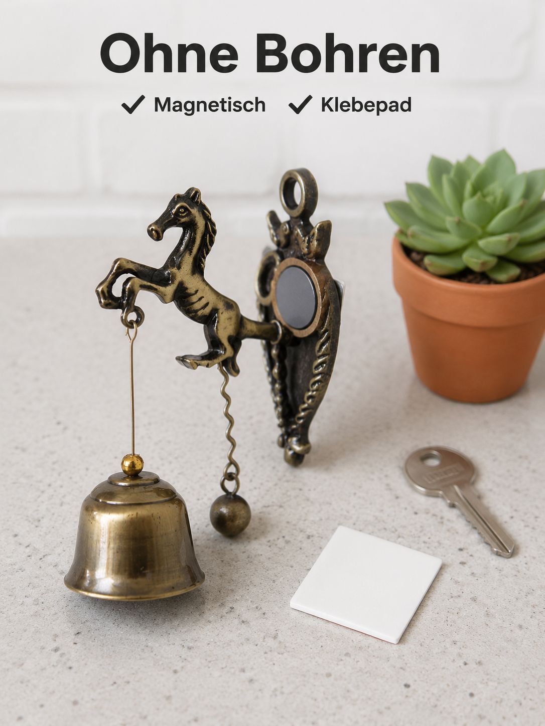 Kreative Türklingel in Tierform