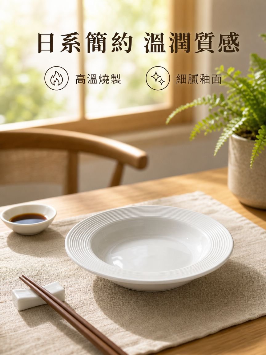大容量深口陶瓷碗