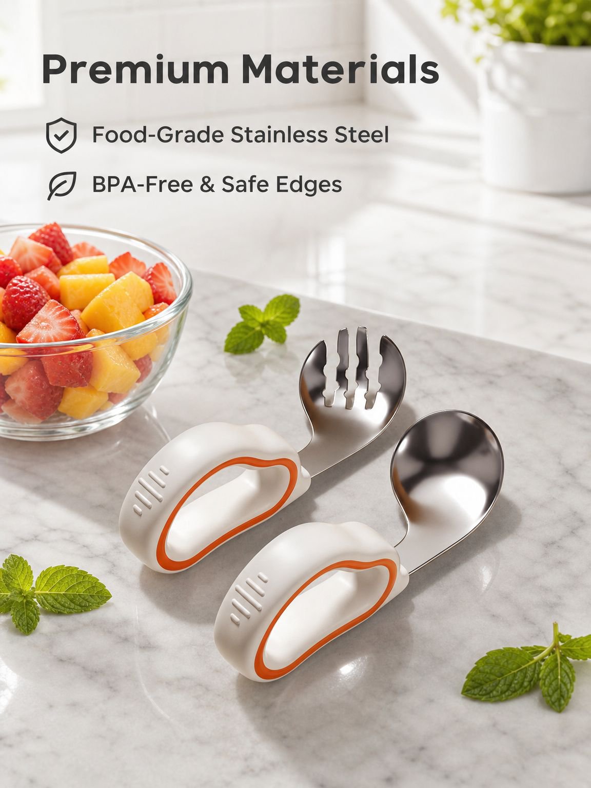 Stainless Steel Bent Spoon for Kids