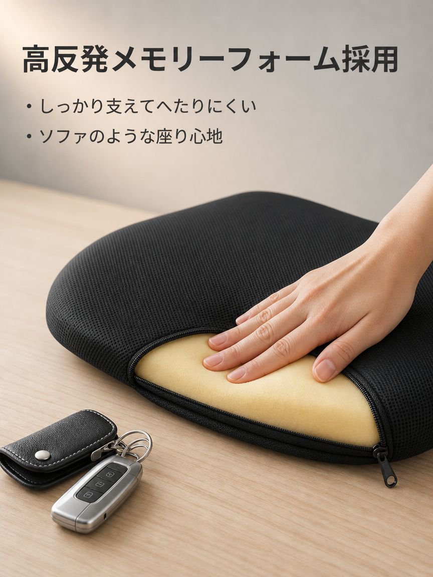 車のリフトシートクッション