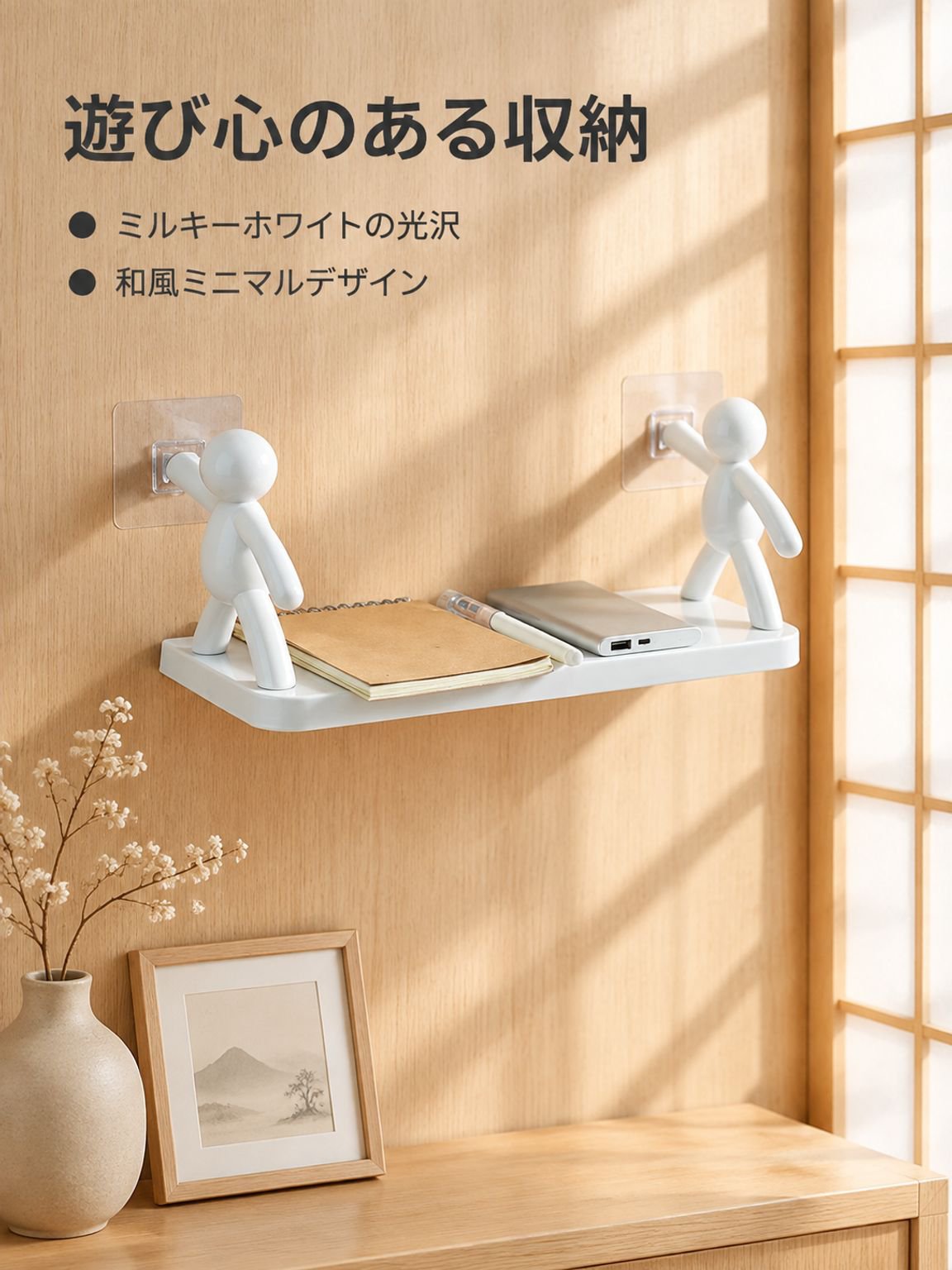 人気の小人壁掛け収納ラック