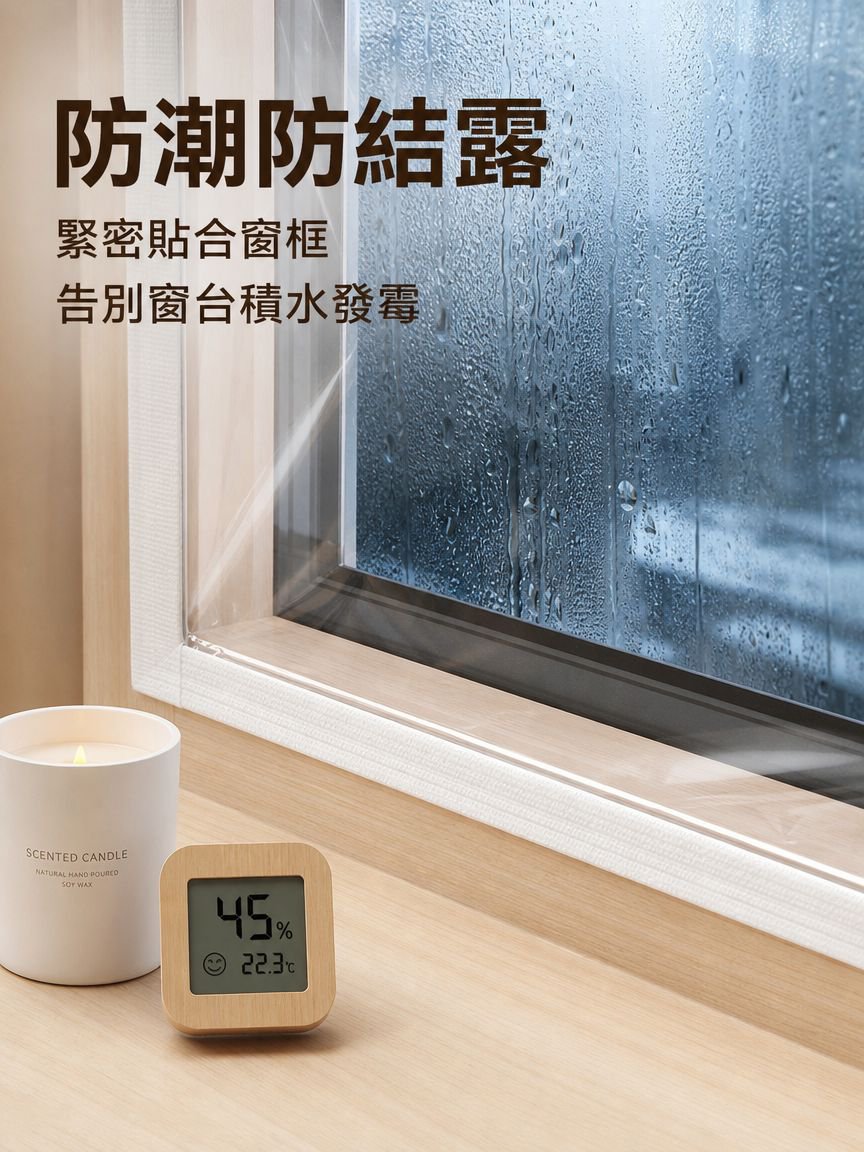 冬季保溫窗簾，密封防寒防風，防止窗戶結冰