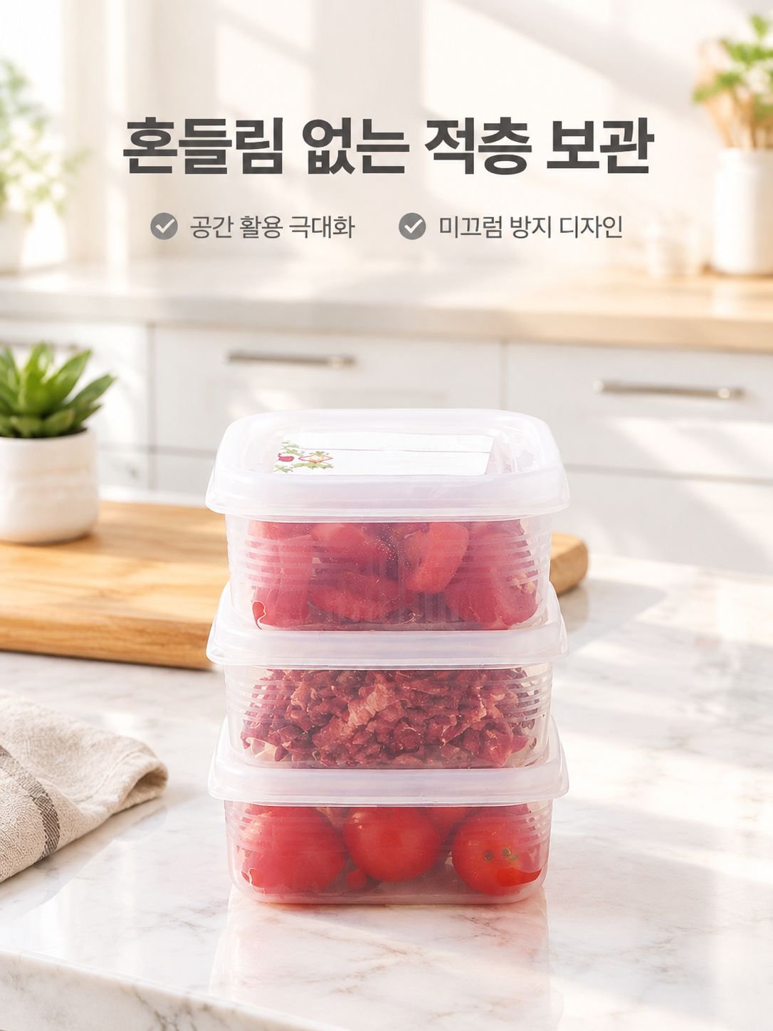 냉동 밀봉 보존용기