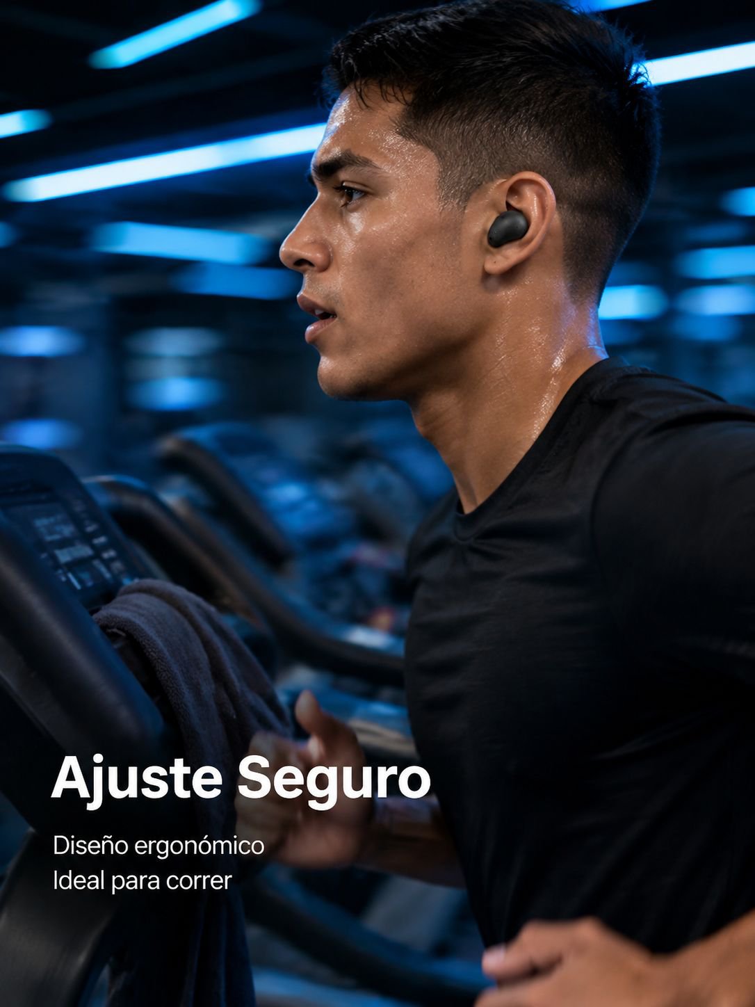 Auriculares Bluetooth de conducción ósea con cancelación de ruido y calidad de sonido en el oído