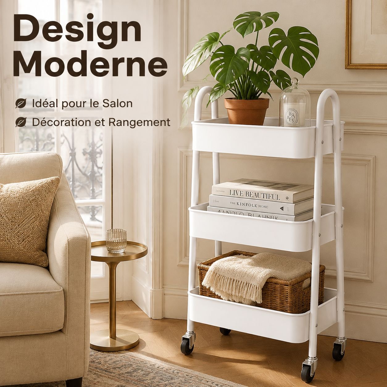 Etagères amovibles chambre à coucher rack de rangement cuisine salle de bain rack de rangement multi