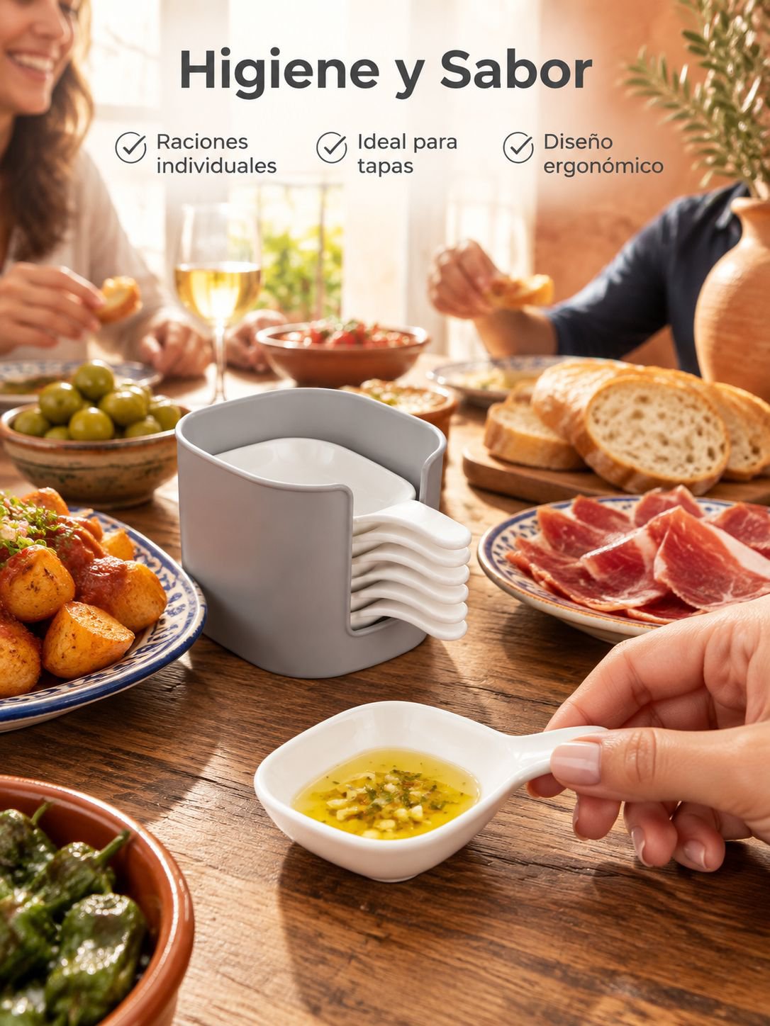 Set de platillos para especias
