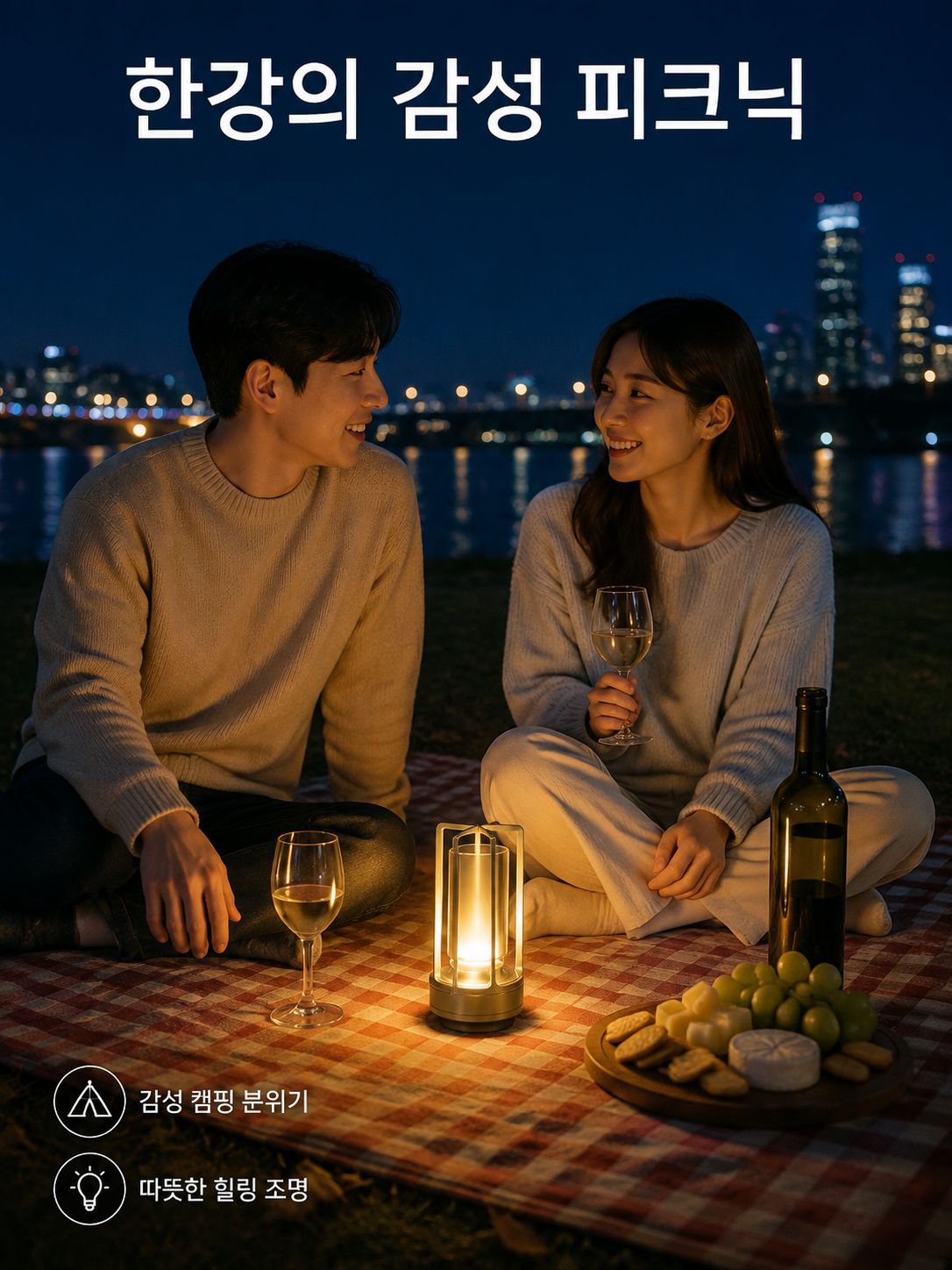 심플한 장식용 야외 야간 조명