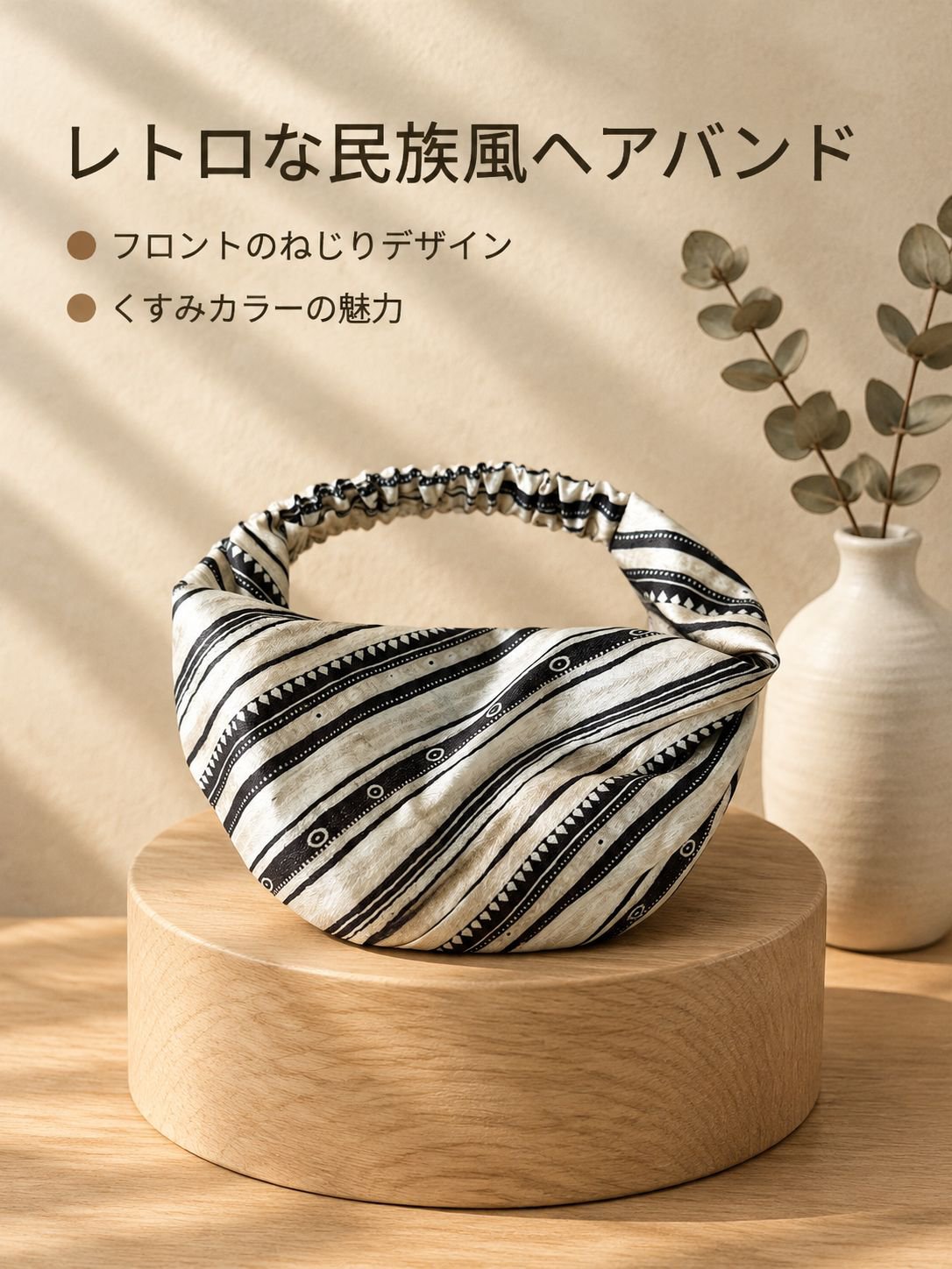 高弾力三角ヘアバンド