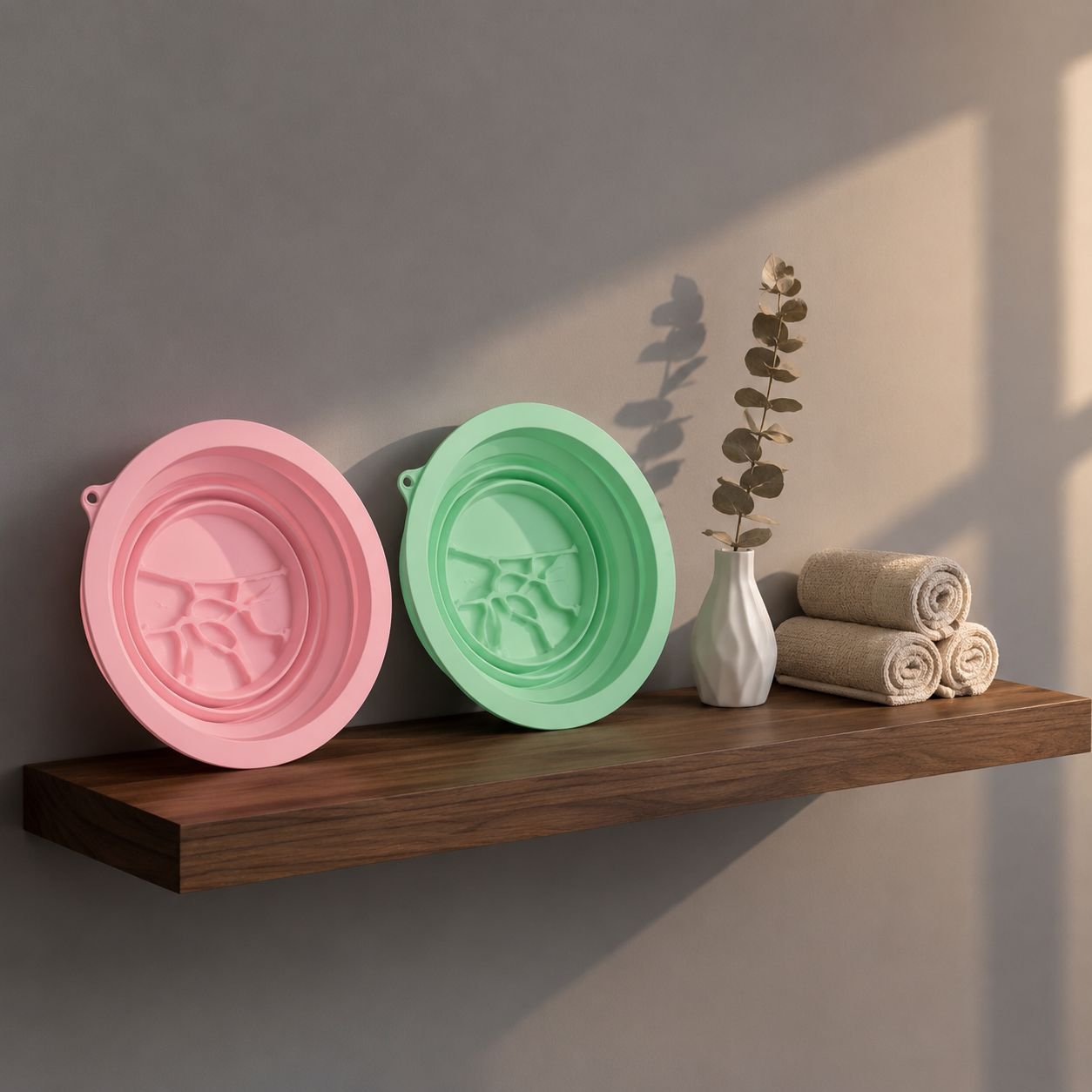 Multipurpose folding washbasin for washing and cleaning