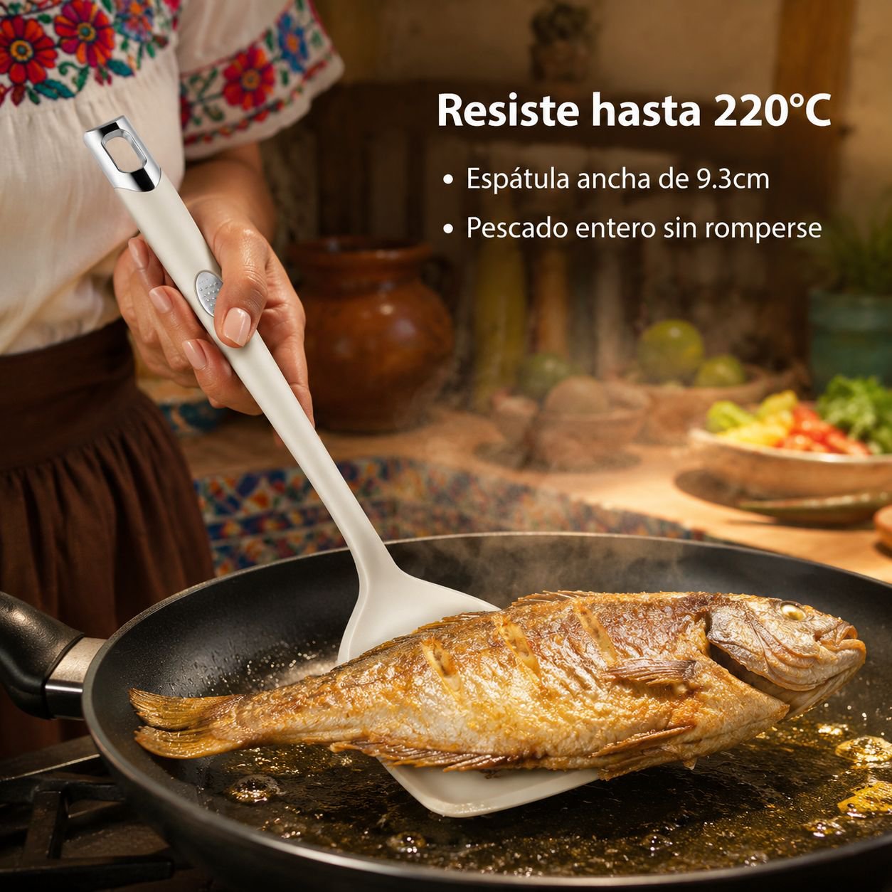 Utensilios de silicona resistentes al calor