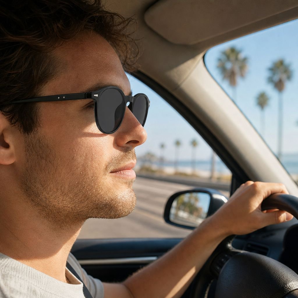 Photochromic Round Frame Reading Glasses