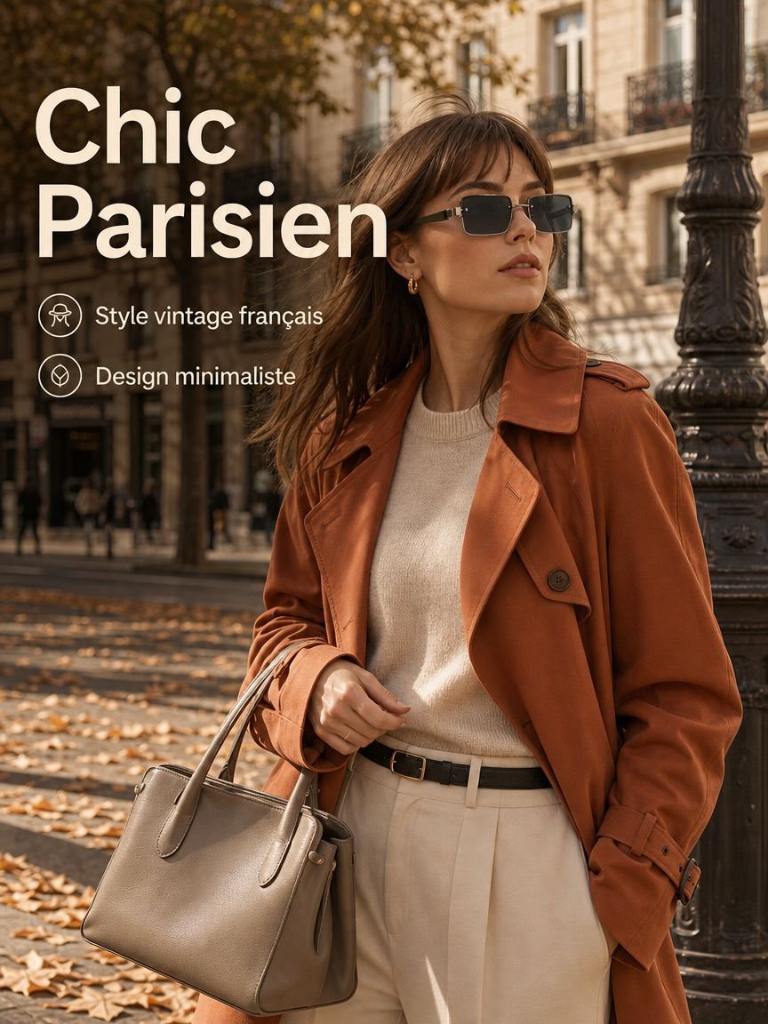 Design rétro chic des lunettes de soleil
