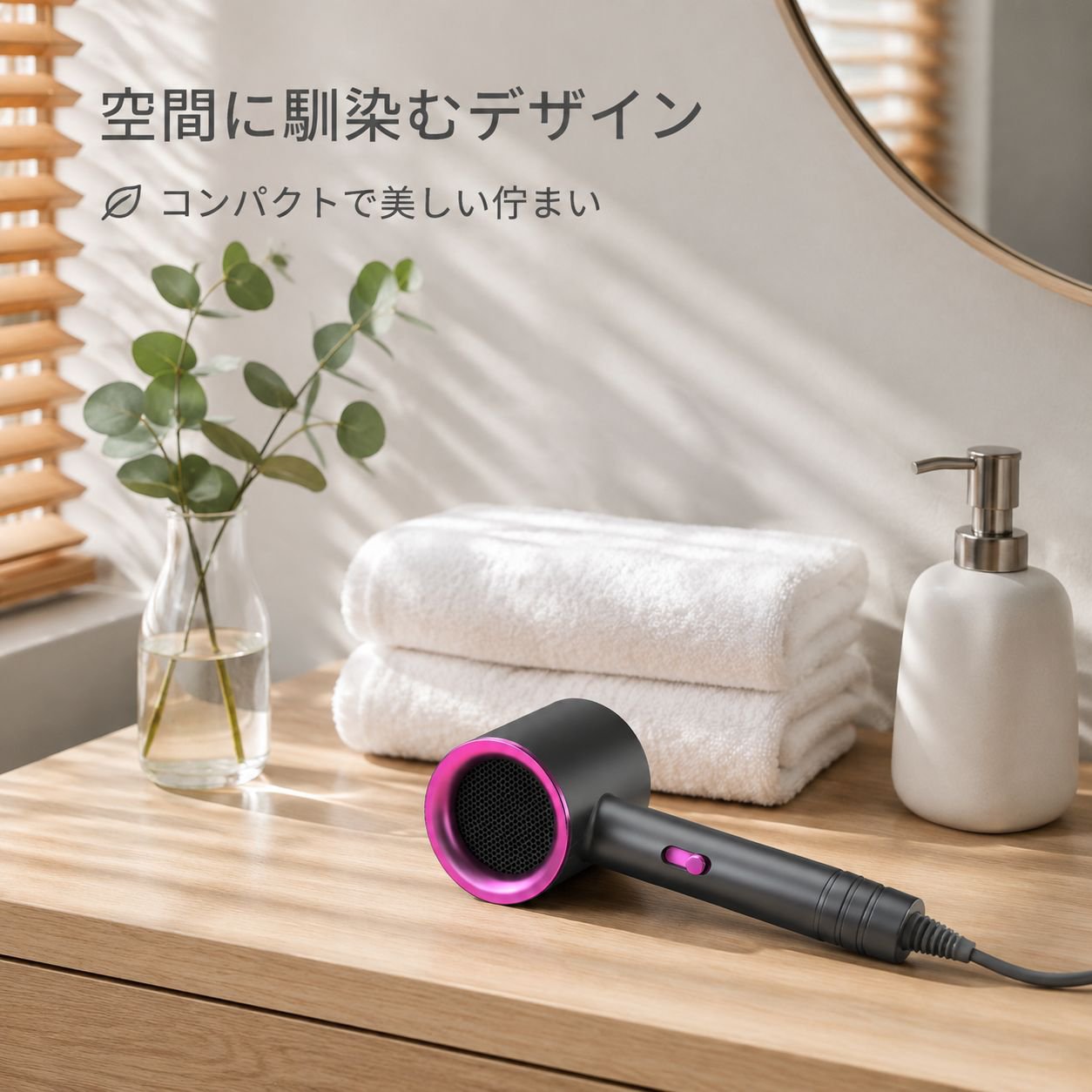 家庭用大風量ブルーライトマイナスイオンドライヤー