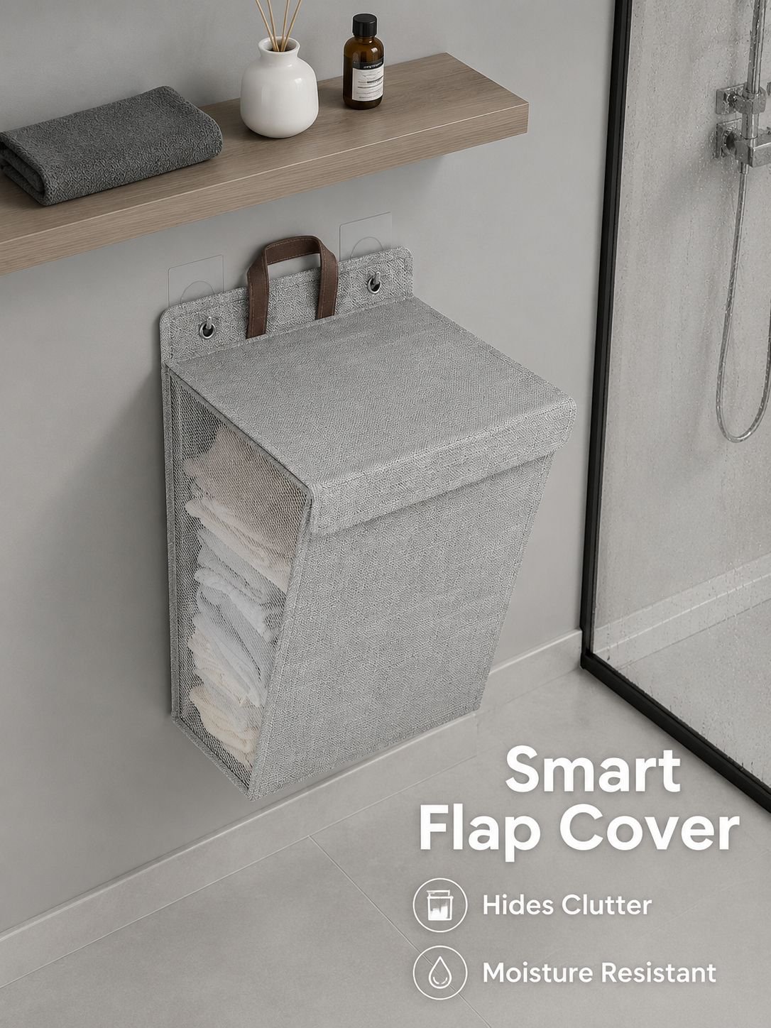 Cotton and Linen Clothing Storage Basket