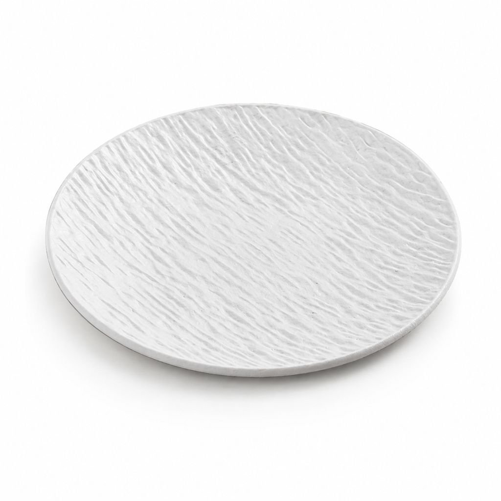 Simple Round Ceramic Tableware Plate for Home