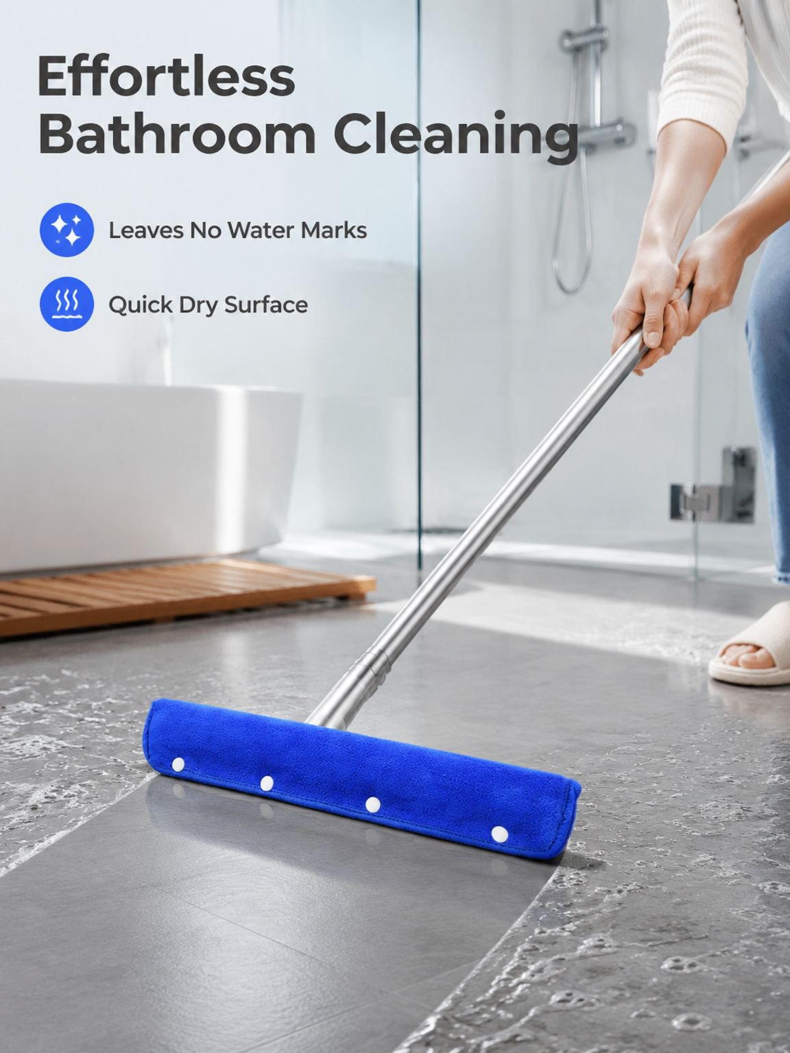 Mopping Mop Set Dual-Use Cleaning Cloth