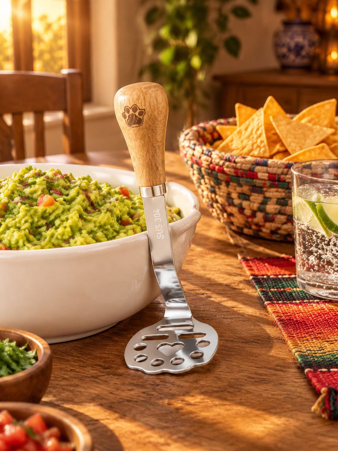 Prensa para puré de papa ideal para preparar recetas tradicionales