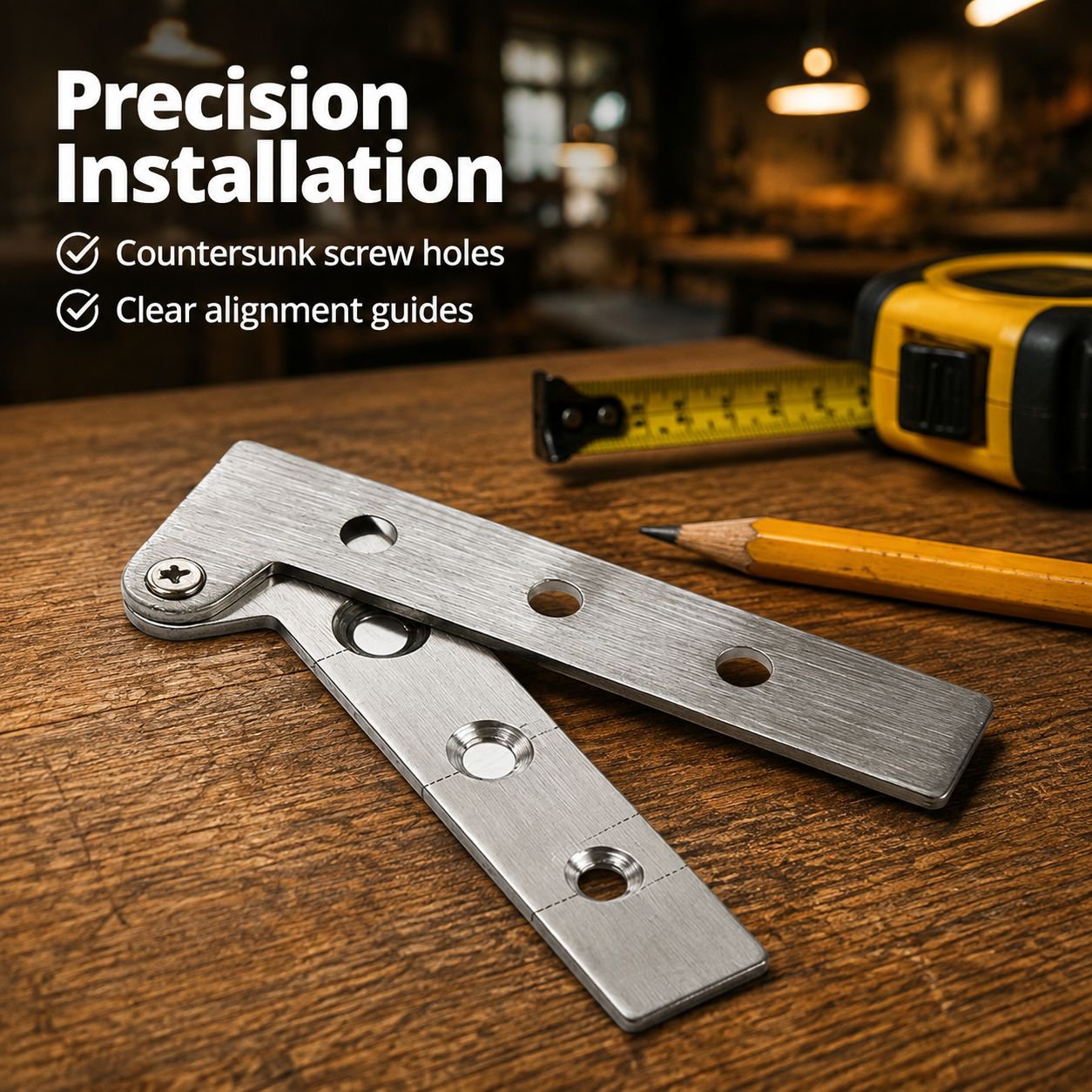 Omnidirectional Rotating Invisible Hinge Hardware
