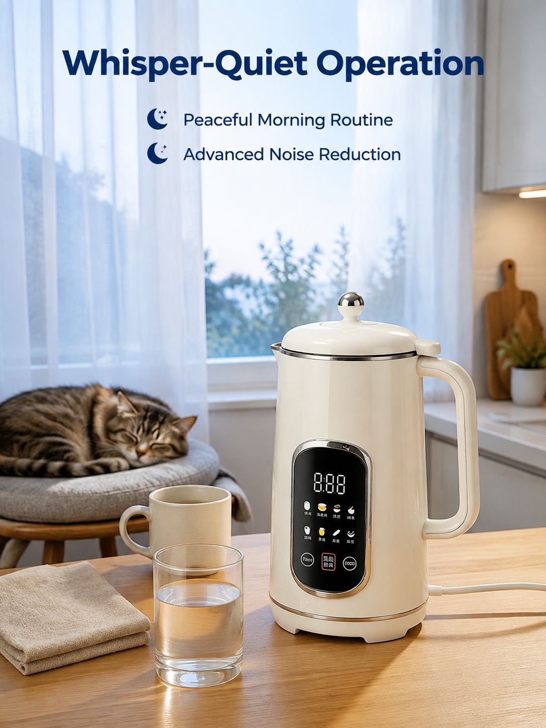 Household Silent Fully Automatic High-Speed Juicer, No Cooking, No Filtering, Residue-Free