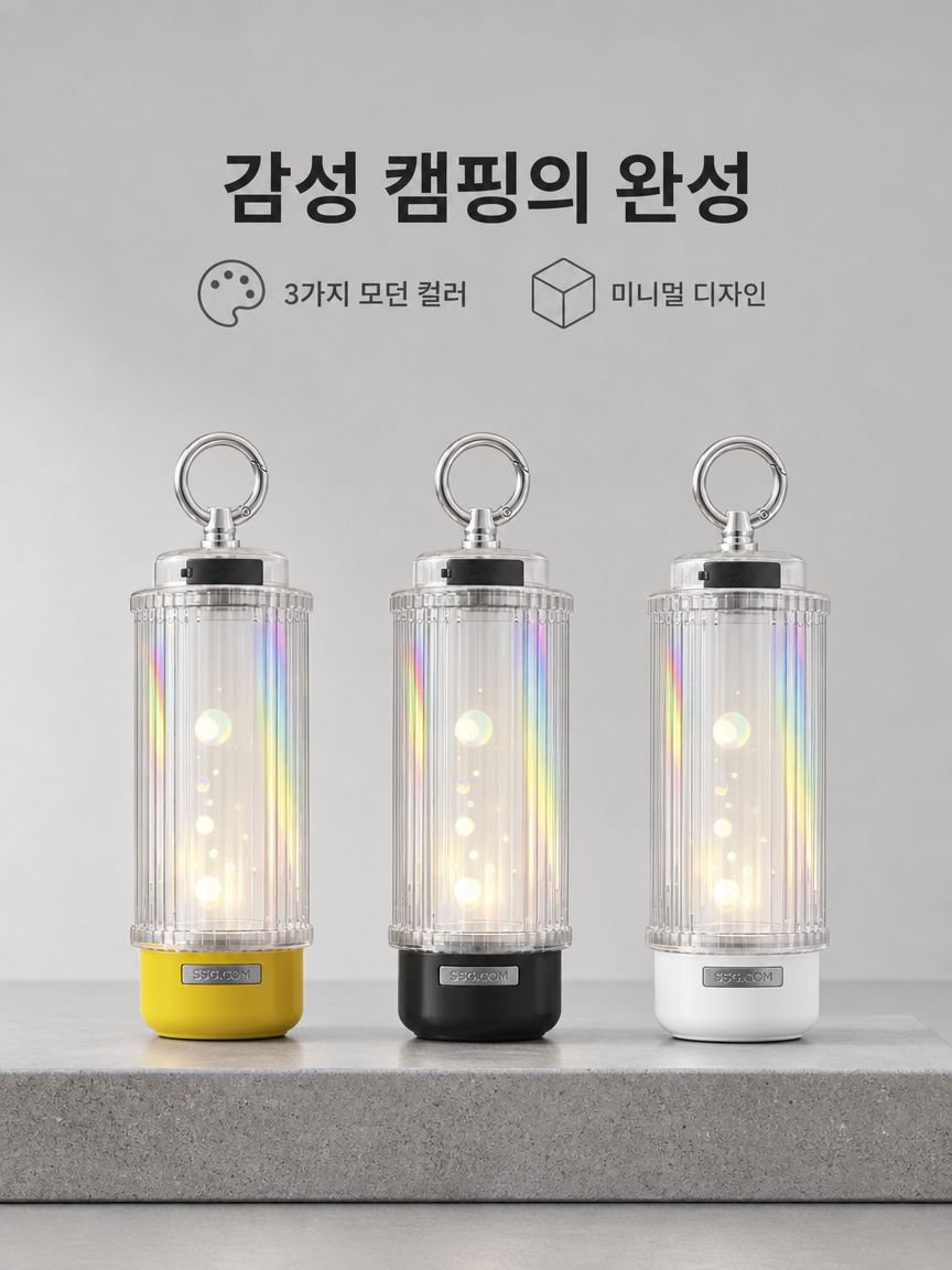 야외 캠핑 조명 무드 텐트등